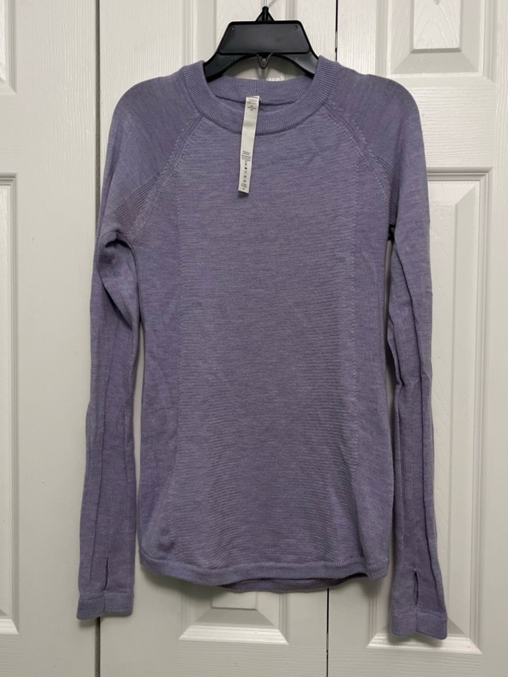 lululemon athletica Lavender Crewneck Long-Sleeve Top